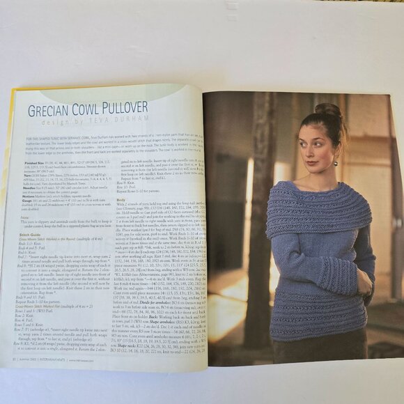 Interweave Knits Summer 2003 Magazine Featuring Knitting Patterns & Techniques F - Picture 7 of 16